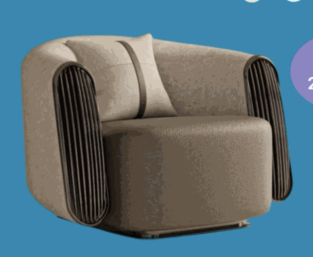 Cuddle Nest Swivel Armchair - Handcrafted Furniture in Kathmandu Nepal