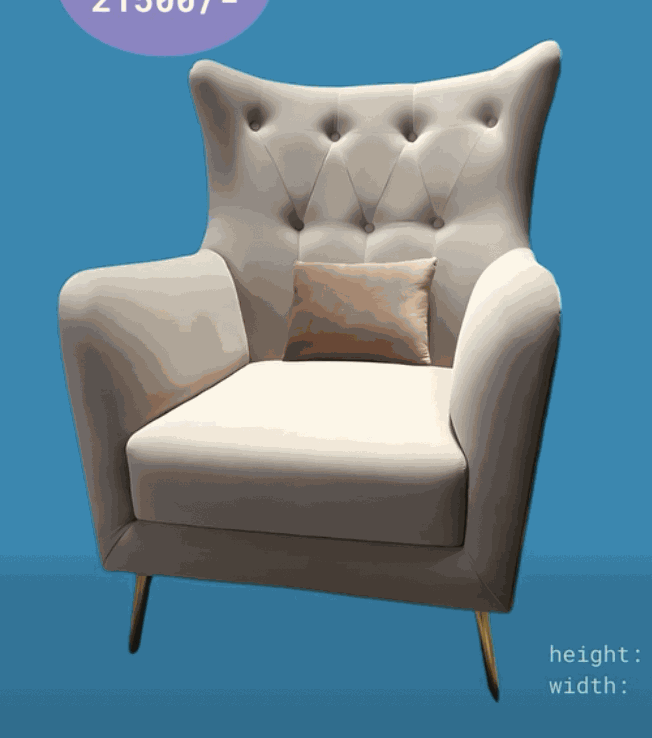 Executive High Back Wing Chair - Handcrafted Furniture in Kathmandu Nepal