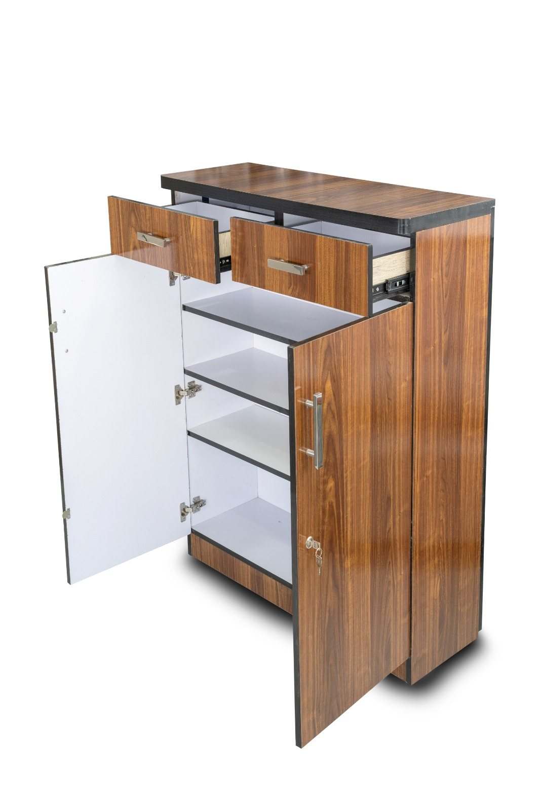 Shoe Rack Entryway Bench with Cushion Top - Handcrafted Furniture in Kathmandu Nepal